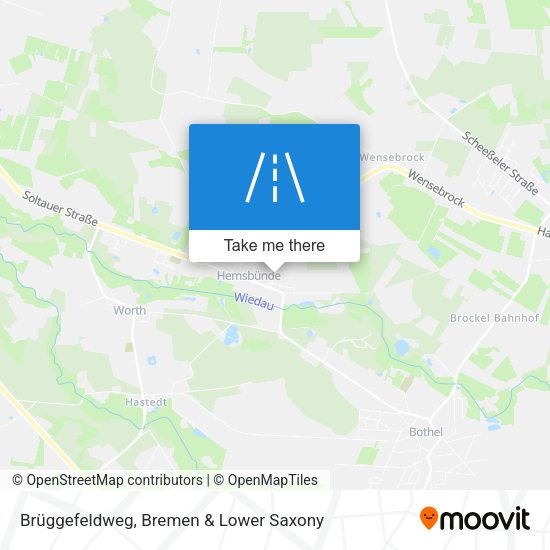 Brüggefeldweg map