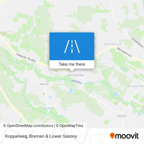 Koppelweg map