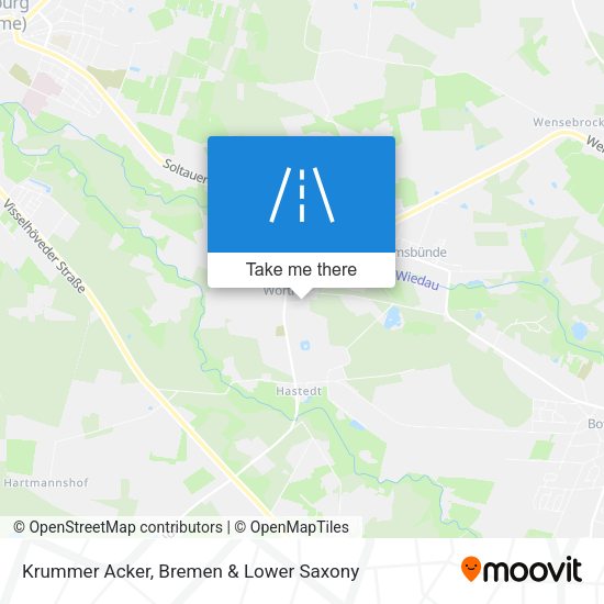 Krummer Acker map