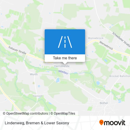Lindenweg map