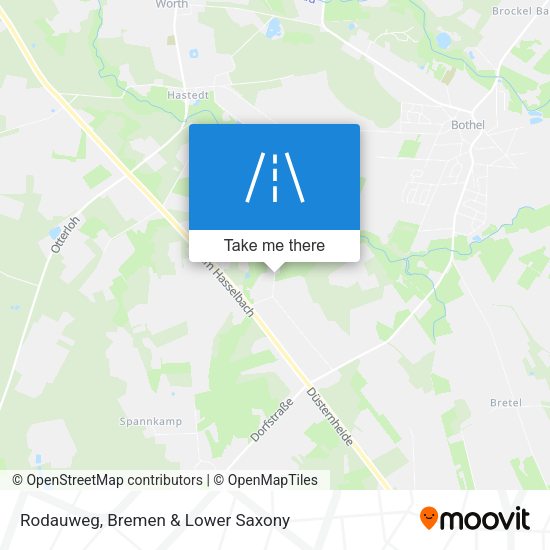 Rodauweg map