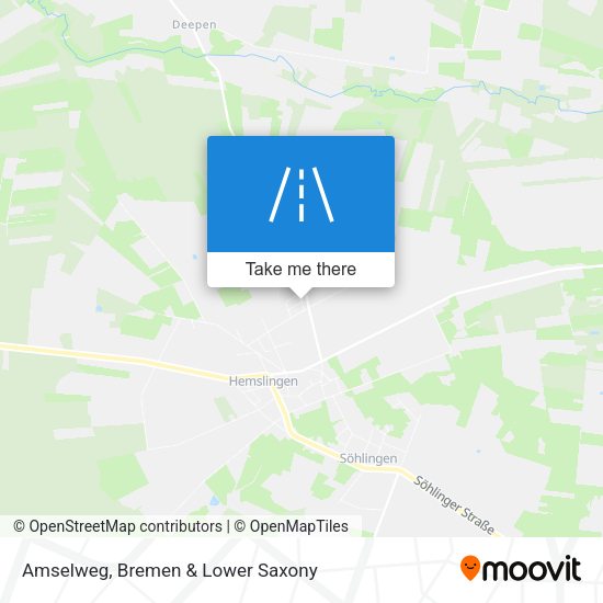 Amselweg map