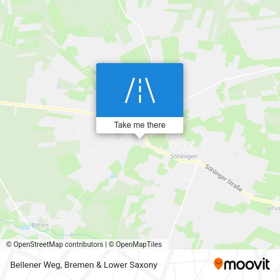 Bellener Weg map