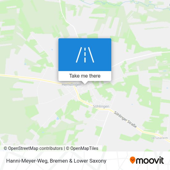 Hanni-Meyer-Weg map