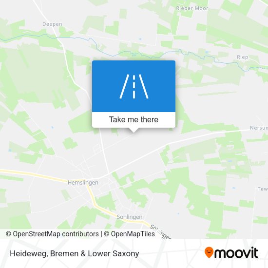 Heideweg map