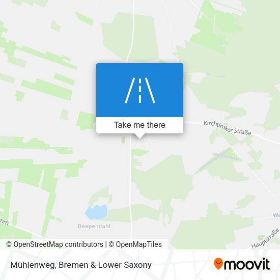 Mühlenweg map