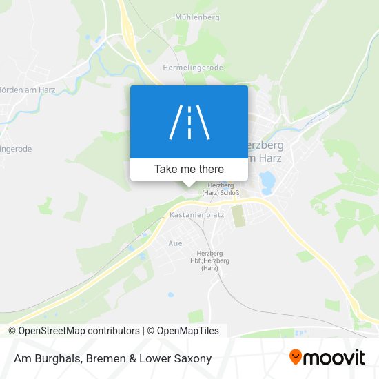 Am Burghals map