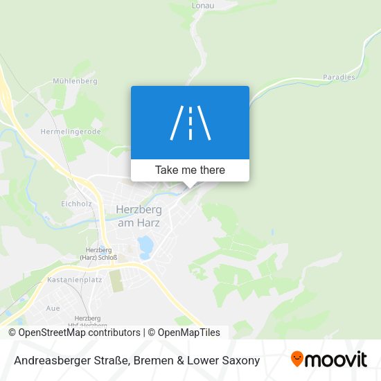 Andreasberger Straße map