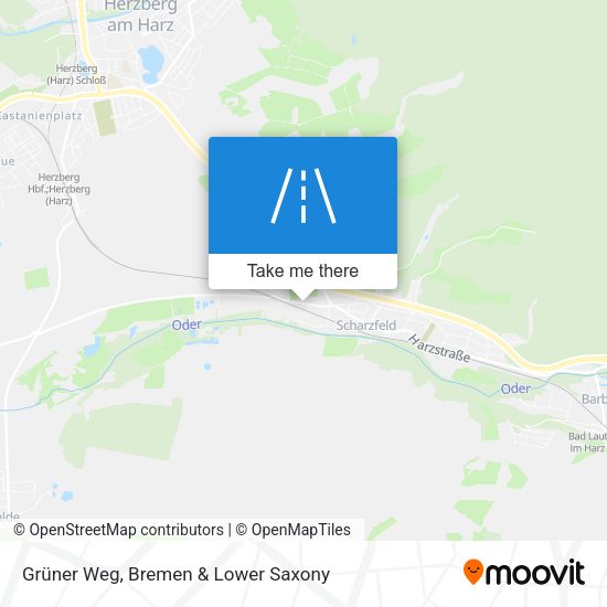 Grüner Weg map