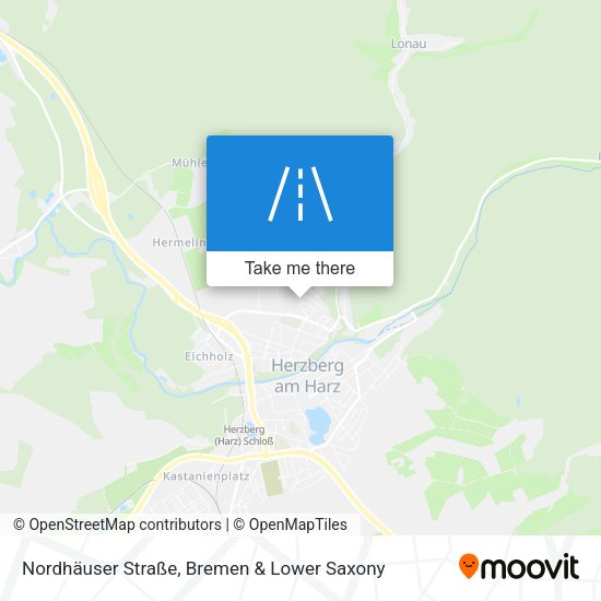 Nordhäuser Straße map