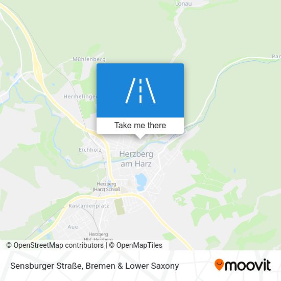 Sensburger Straße map