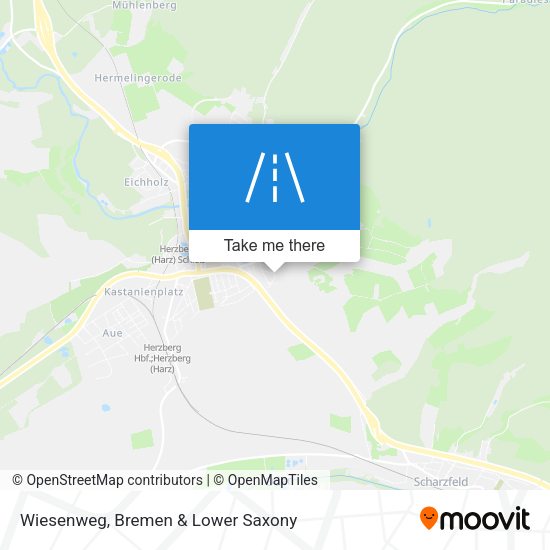 Wiesenweg map