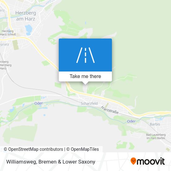 Williamsweg map