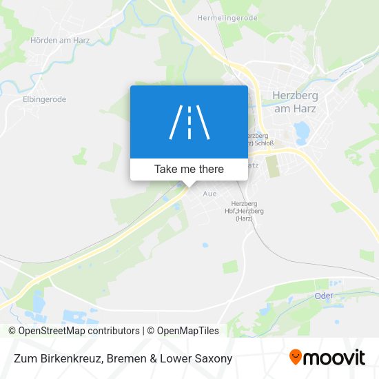 Zum Birkenkreuz map