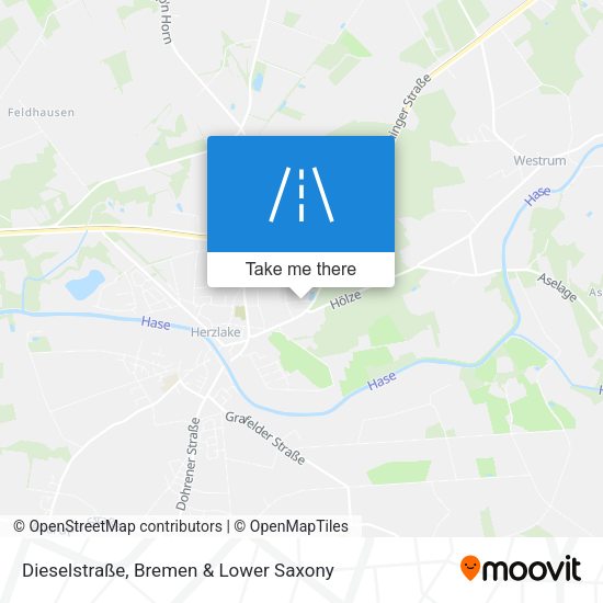 Dieselstraße map