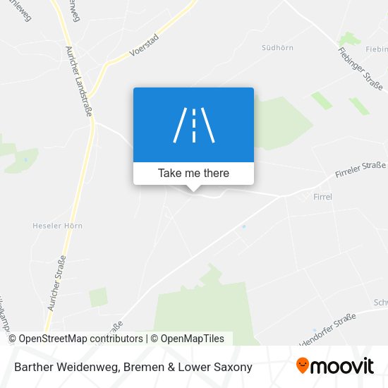 Barther Weidenweg map