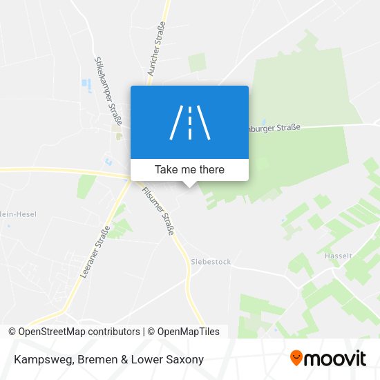 Kampsweg map