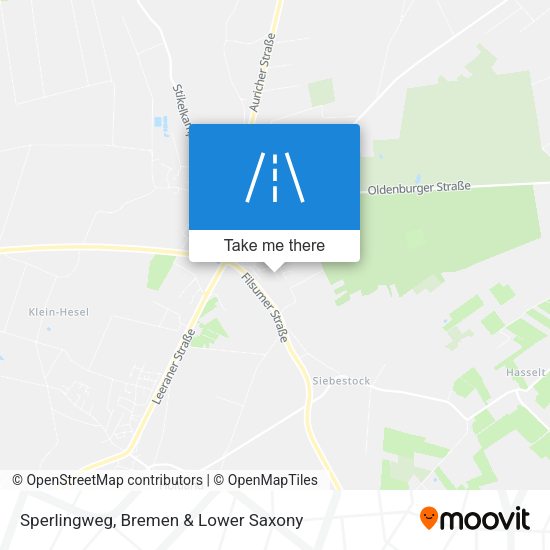 Sperlingweg map