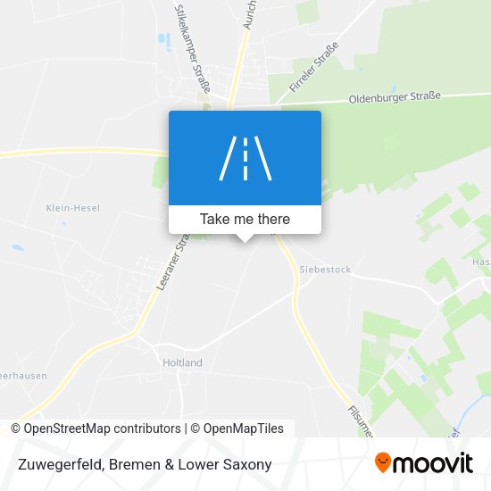 Zuwegerfeld map