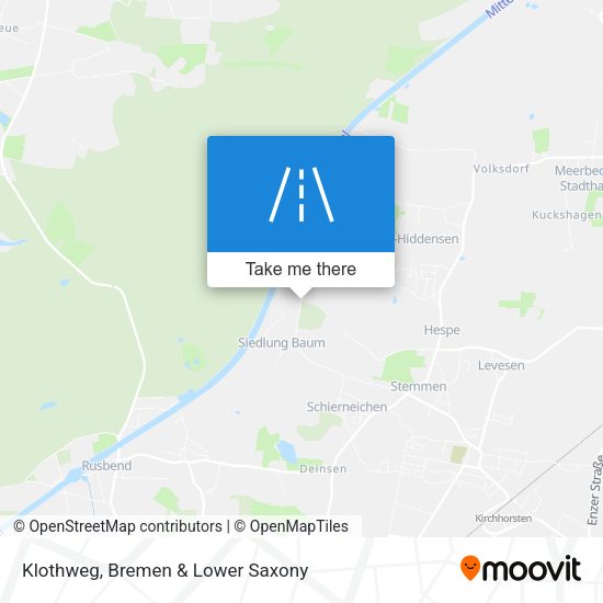 Klothweg map