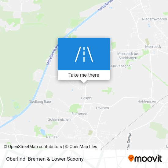 Oberlind map