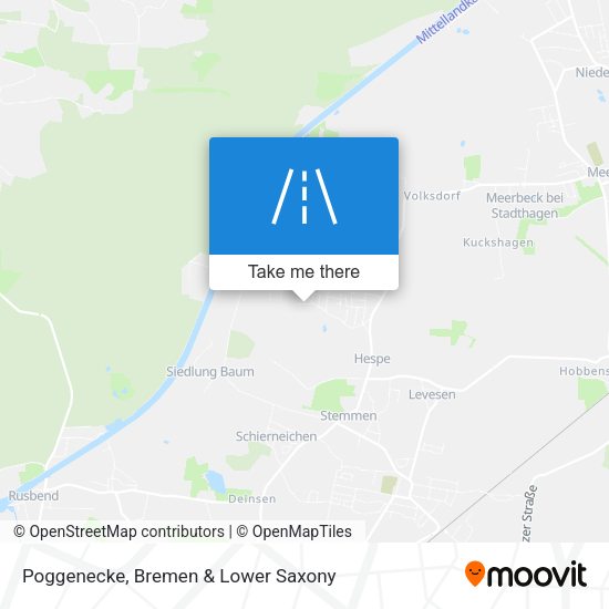 Poggenecke map