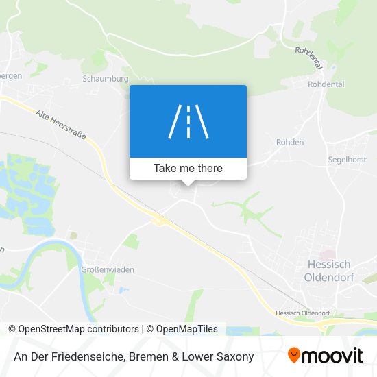 An Der Friedenseiche map