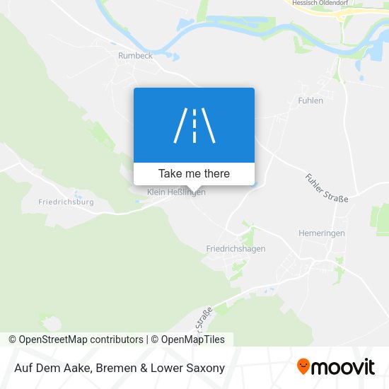 Auf Dem Aake map