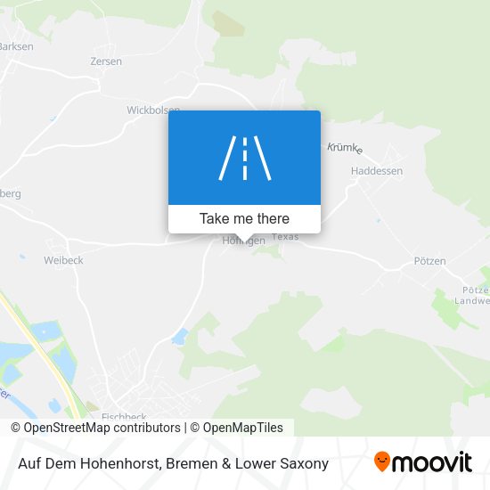 Auf Dem Hohenhorst map