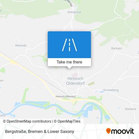 Bergstraße map