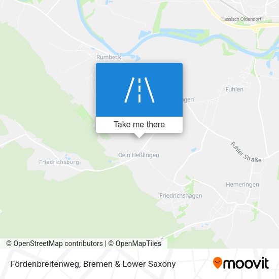 Fördenbreitenweg map