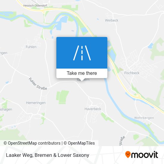 Laaker Weg map