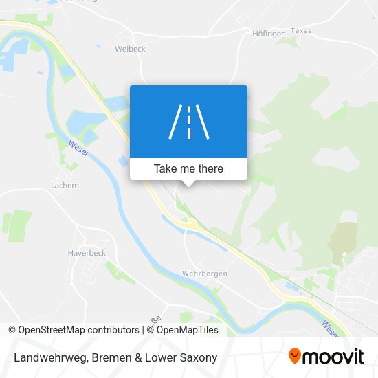 Landwehrweg map
