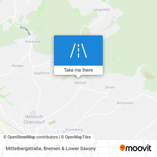Mittelbergstraße map
