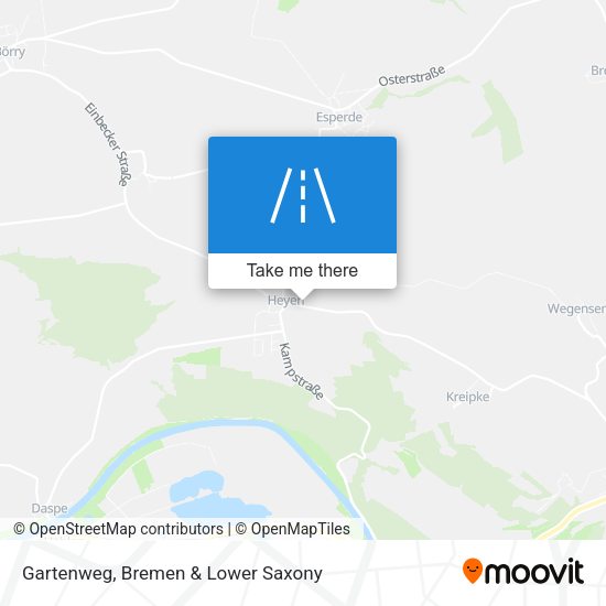 Gartenweg map