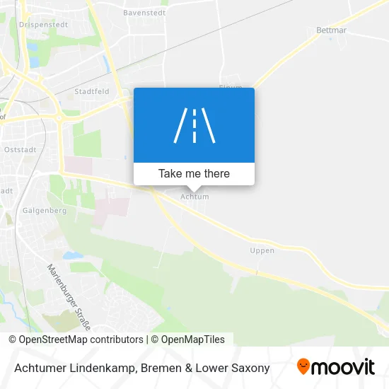 Карта Achtumer Lindenkamp