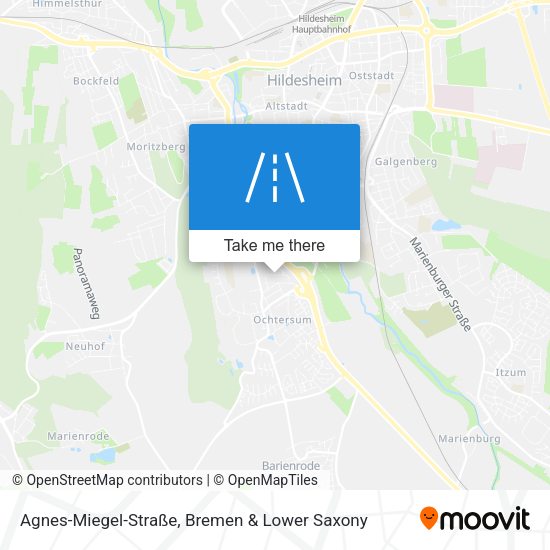 Agnes-Miegel-Straße map
