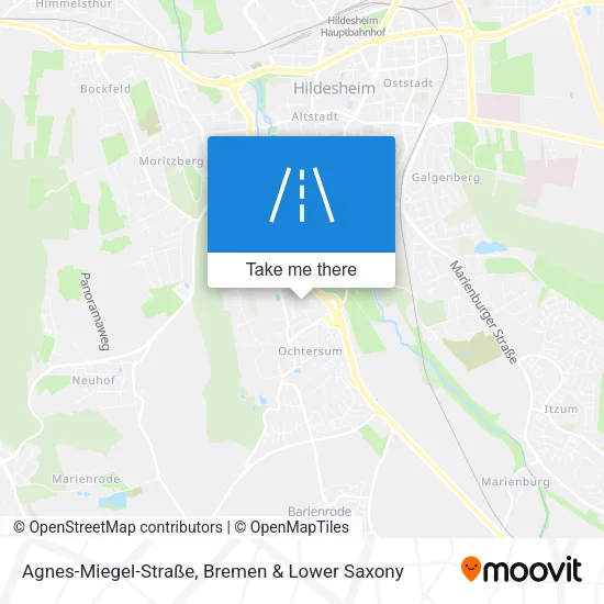 Карта Agnes-Miegel-Straße