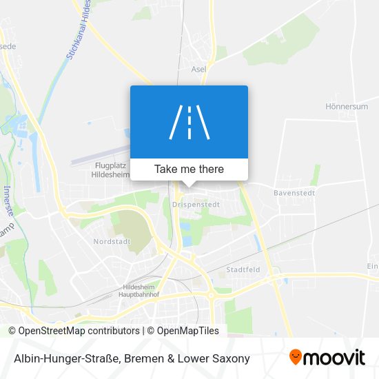 Albin-Hunger-Straße map