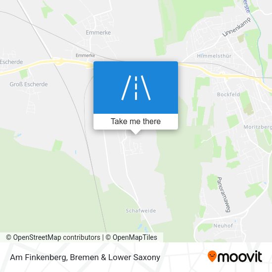 Am Finkenberg map