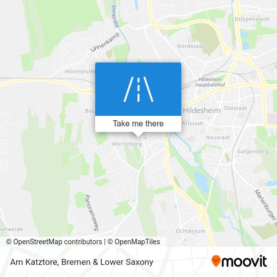 Am Katztore map