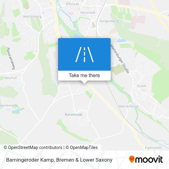 Barningeroder Kamp map