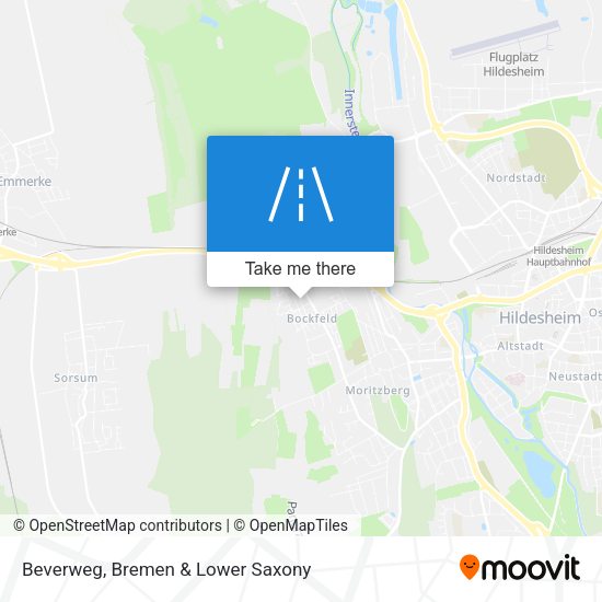 Beverweg map