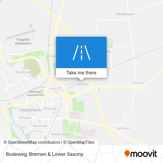 Bodeweg map