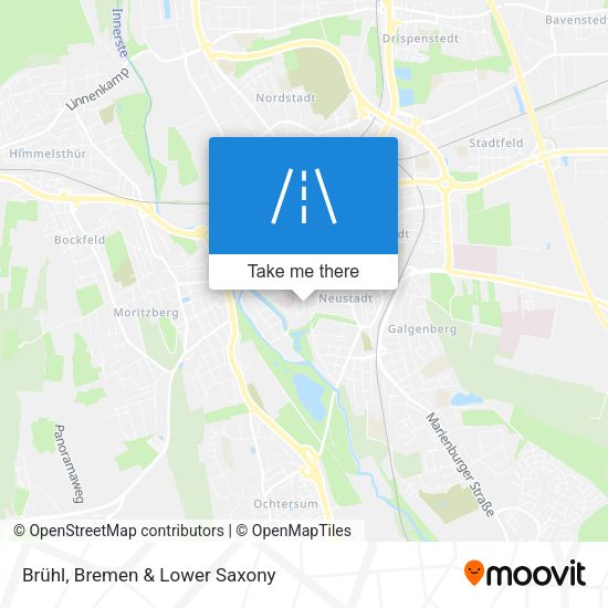 Brühl map