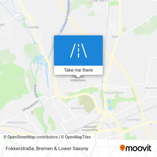 Fokkerstraße map