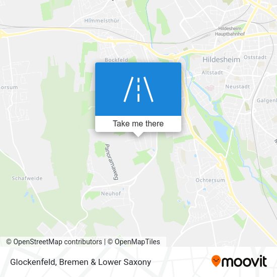 Glockenfeld map