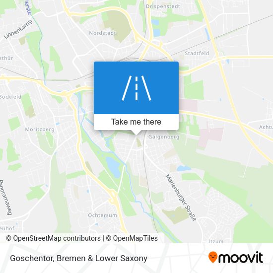 Goschentor map