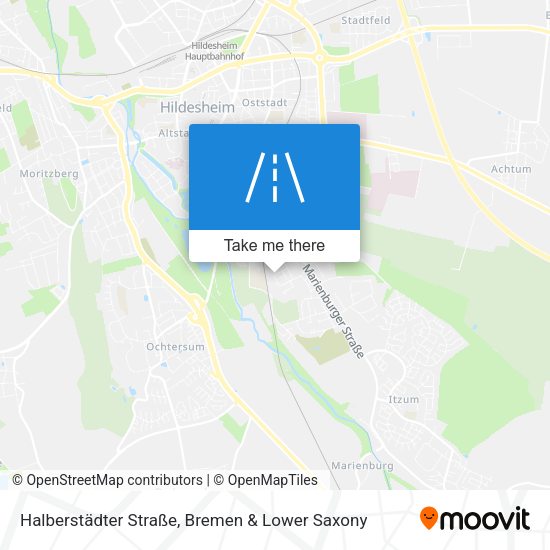Halberstädter Straße map