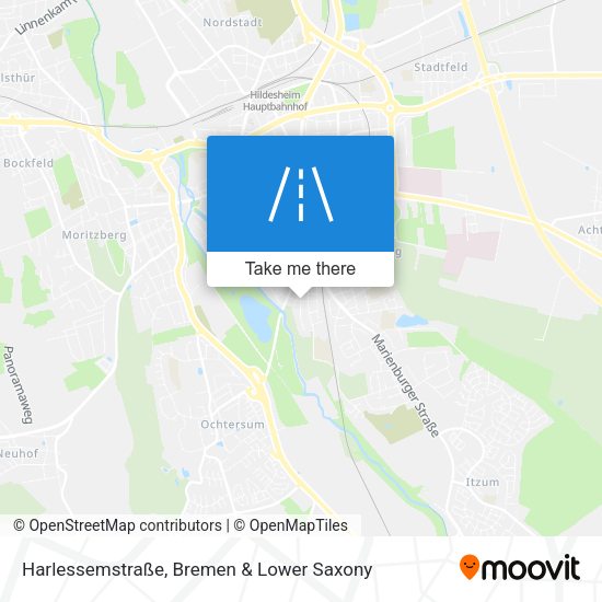 Harlessemstraße map